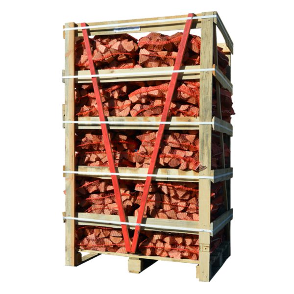 Palette Économique de 84 Sacs de Bois de Chauffage en Sac Ultra Sec – Charme